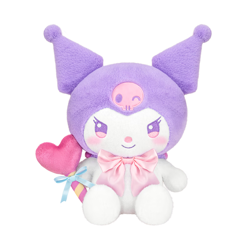 LDCX Sanrio Kuromi Wishing Plush Toy Large Doll New Year Birthday Gift for Girls