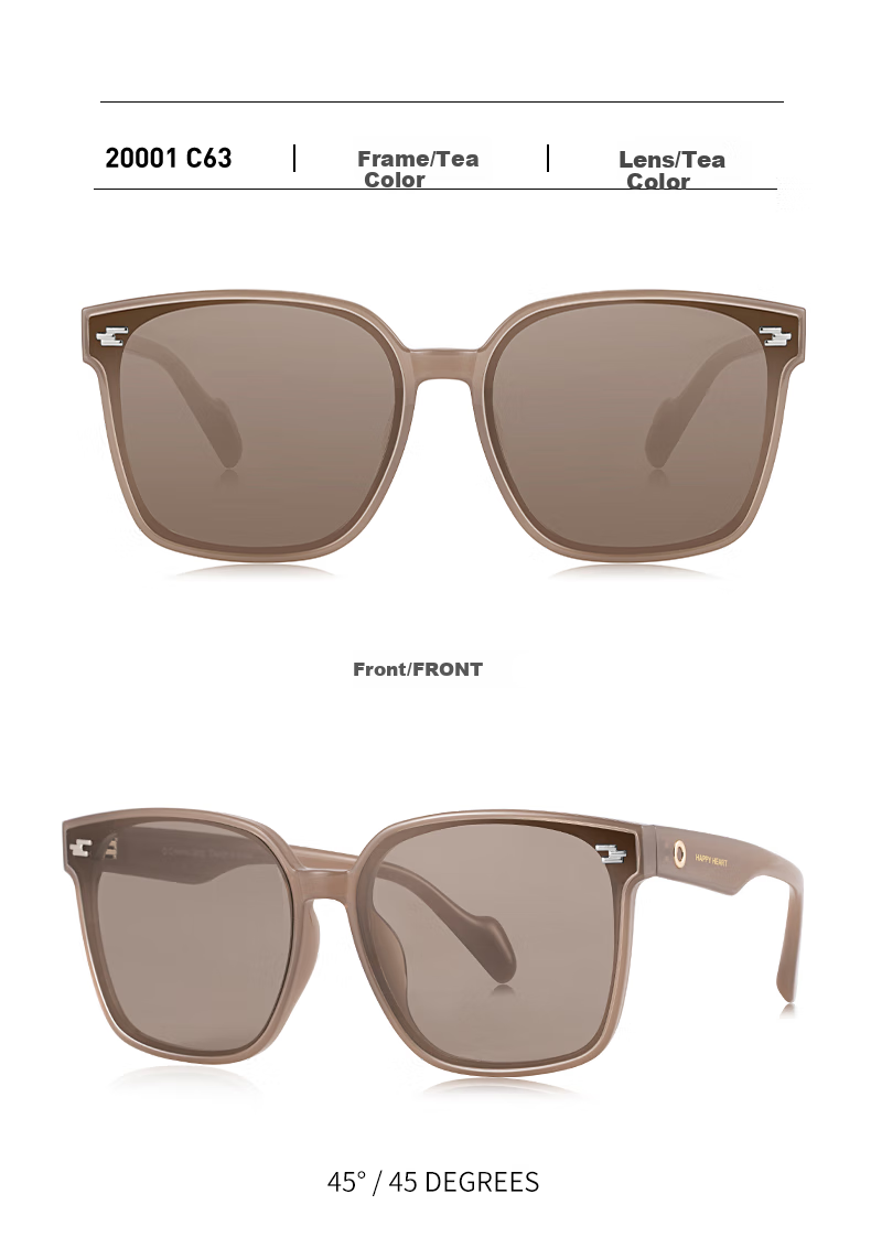 Chaersitaoxin Polarized Sunglasses for Men And Women, Large Frame Sunglasses for Driving And Photography, GM Style Glasses And Sunglasses for Women, Black Frame CJ20001 Back to School 9