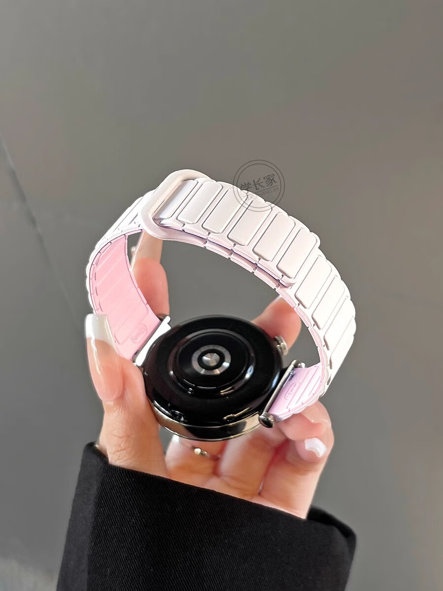 XUANDAI [Fair Skin Plum] Compatible with Huawei Watch GT5 Strap, Silicone GT6 Huawei Watch, GT4 Wristband, GT5 Pro Magnetic Watch5 Women's Universal Accessory 16