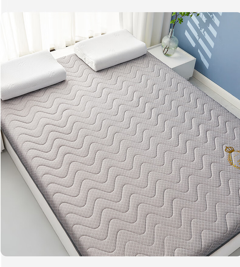 MUJI Grade A Soybean Mattress Pad Cover 6cm Thick Non-Slip Foldable Bedding for Home All Seasons 1.2x2m Bed 14