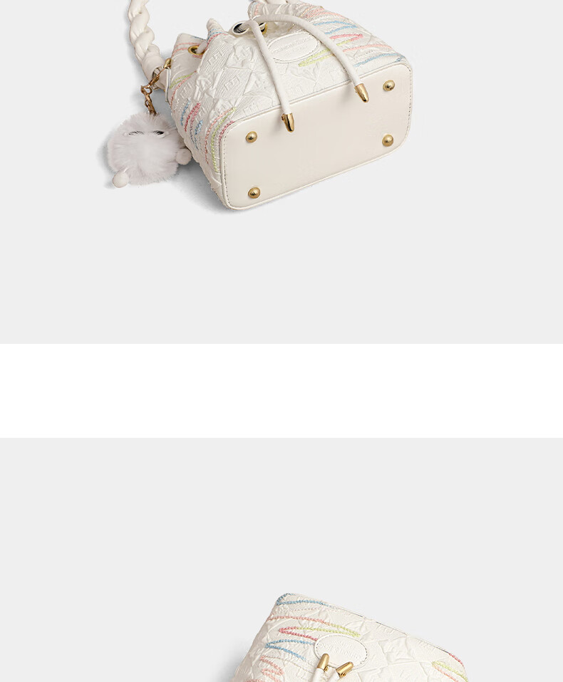 Aiqinghai Water Bucket Bag, Women's Crossbody Bag, Shoulder Canvas Bag, Light Luxury Brand, Birthday And Mother's Day Gift, Practical Present for Mom 10