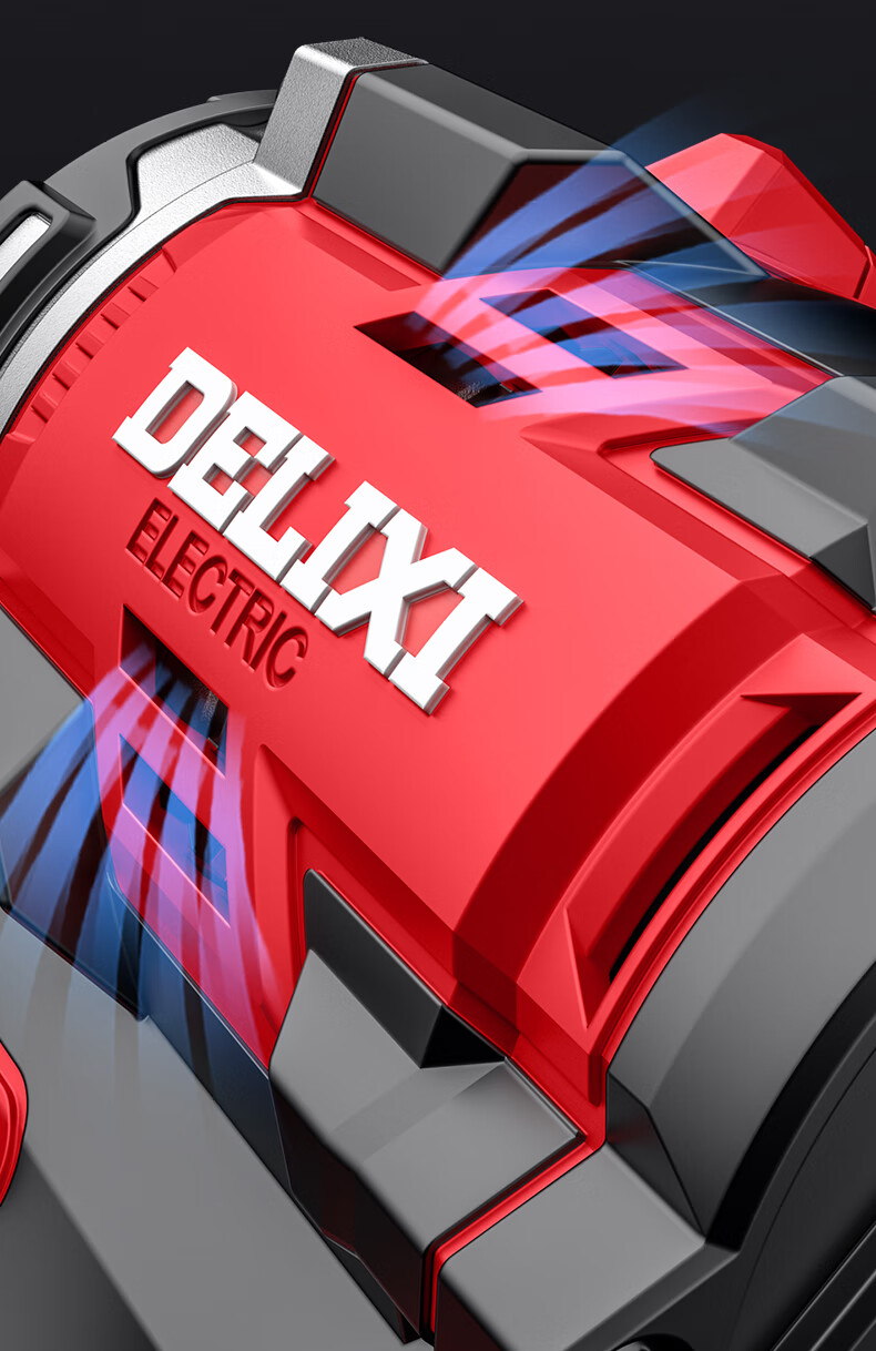 DELIXI ELECTRIC Brushless Impact Electric Wrench High Torque Cordless Lithium Battery Power Tool Rechargeable Air Gun 4.0Ah 14