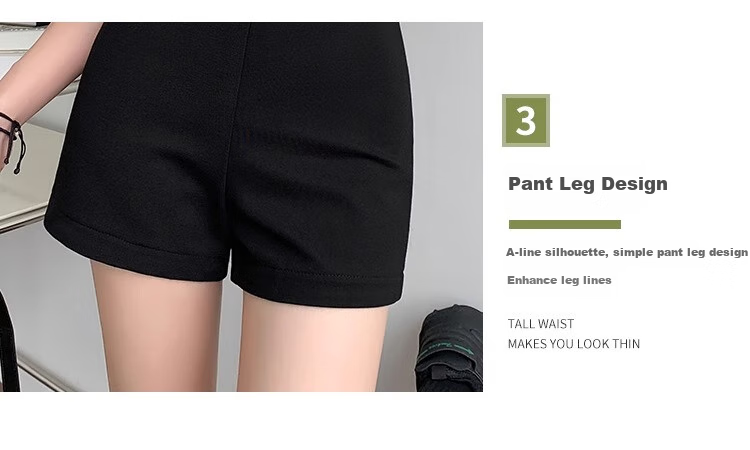 Yishangmei Black Suit Shorts, Summer Women's Wear, 2026 New American Style Hot Girl Sports Casual Hot Pants, Slimming And Fitted 7