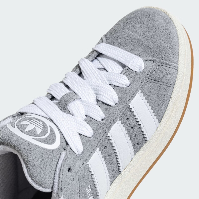Adidas Trefoil, Men's And Women's Shoes, CAMPUS 00s Casual Shoes, JQ4109, Light Gray, Size 42.5 6
