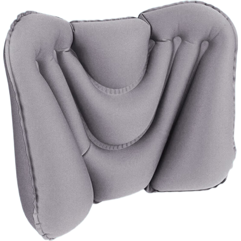 GREAT LIFE Car Inflatable Lumbar Support Cushion Portable Waist Pillow Backrest Pad for Office, Long Sitting, Airplane, Long-distance Travel, and Sleeping