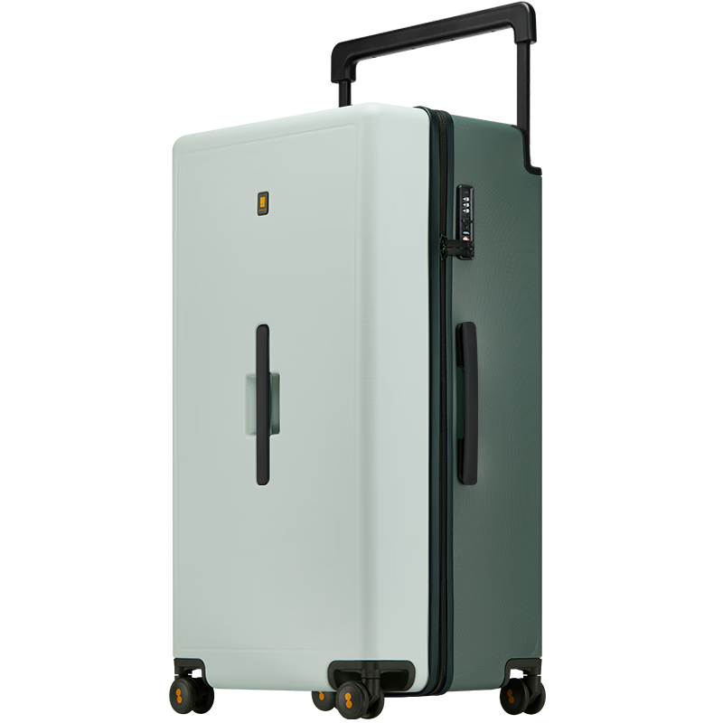 LEVEL8 Suitcase, 30-Inch Large Capacity Wide Handle Spinner Luggage for Men And Women, Large Travel PC Trolley Case, Matcha Contrasting Color