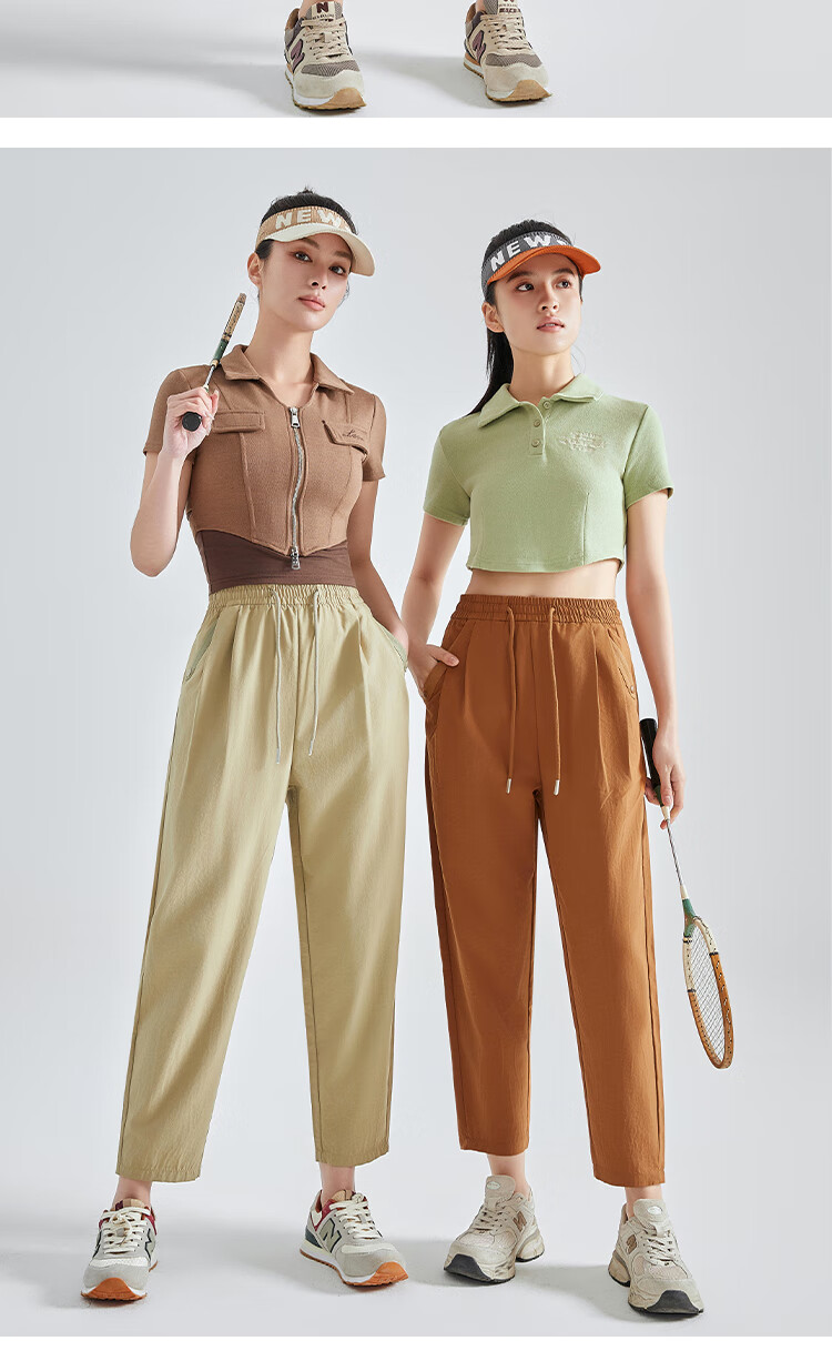 LangSha Straight-Leg Pants for Women, 2025 Summer New Fashion Loose Casual Pants, Lightweight Breathable Carrot Pants 20