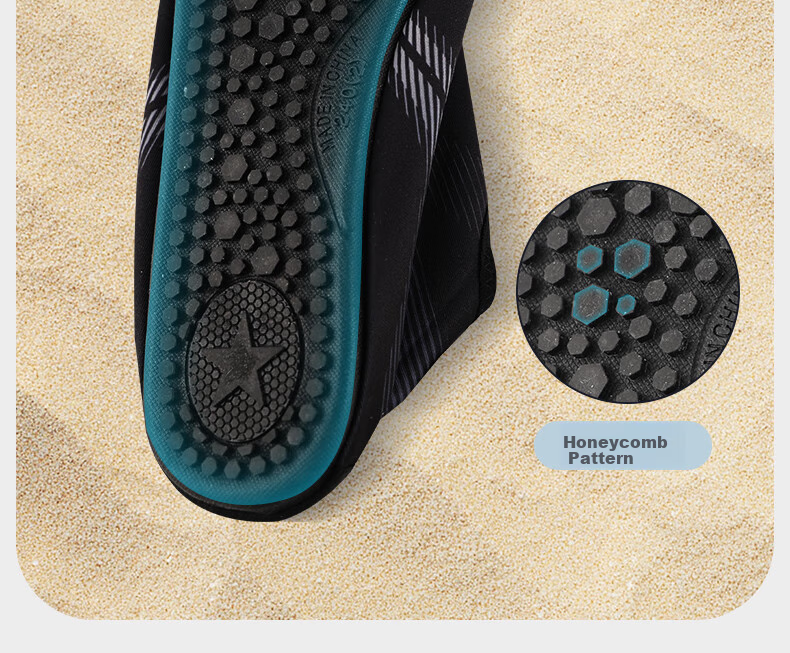 Li-Ning Beach Shoes for Men And Women, Swimming And Rafting Sandals, Non-Slip And Cut-Resistant, Skin-Friendly, Water Park, Beach Combing, Snorkeling Water Shoes, Breathable And Wear-Resistant 7