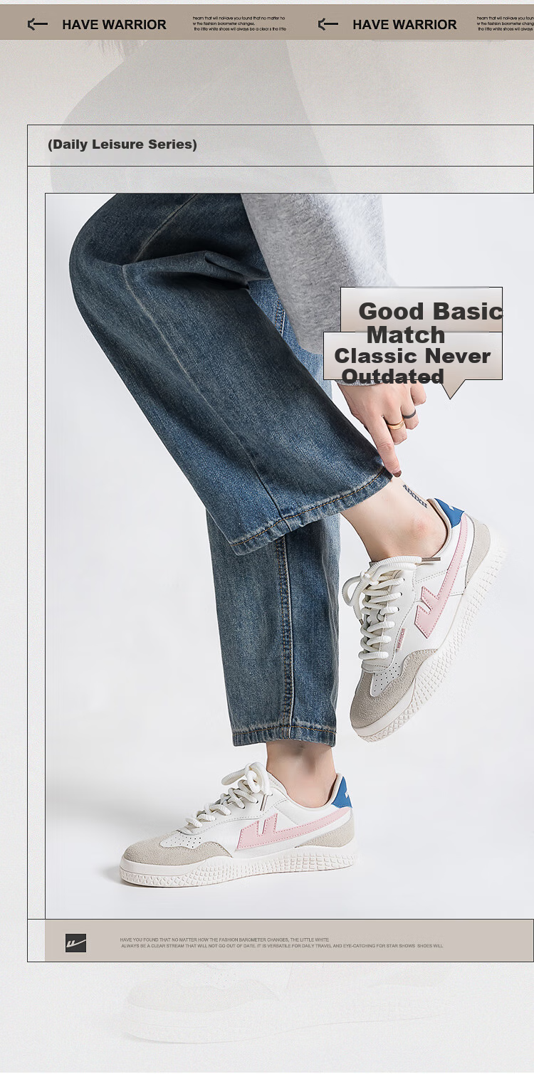 Huili Official Women's Shoes, Dexun Shoes for Women, 2026 New Style Versatile Simple Casual Sneakers for Women, Beige Pink, Size 38 4