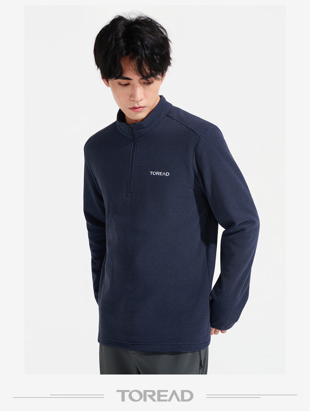 TOREAD Men's Lightweight Pullover Fleece Jacket Autumn Winter 2025 TACCCN91850 3