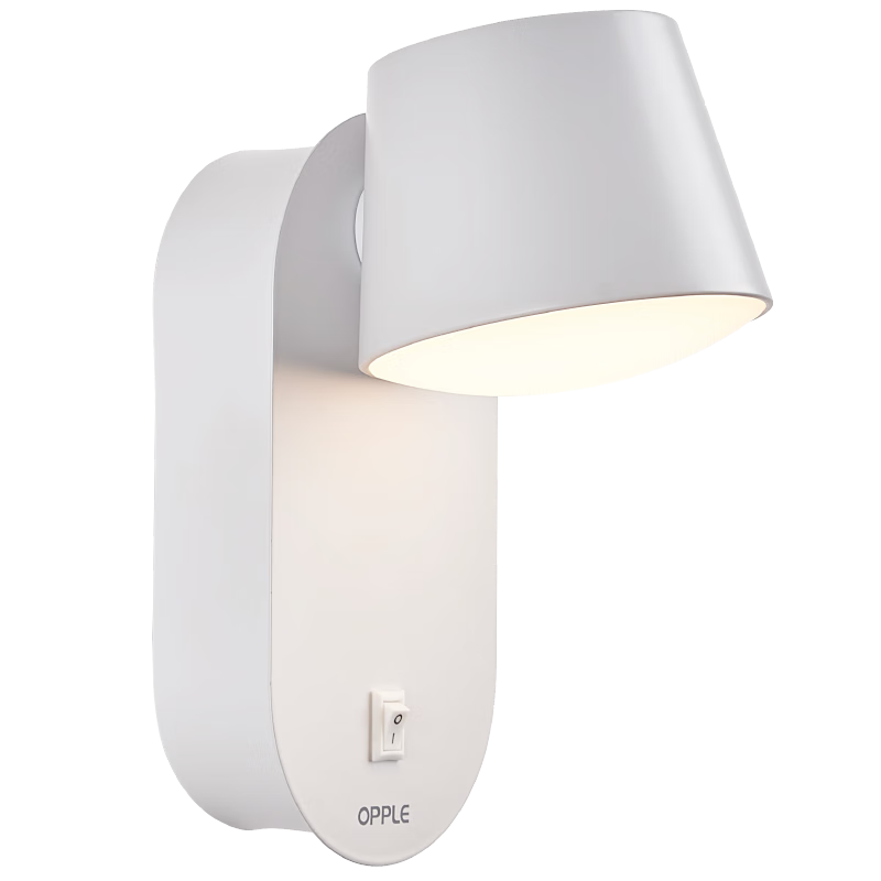 OPPLE Lighting Guangai Wall Lamp White High CRI Bedroom Bedside Corridor Staircase Outdoor Warm Soft Large Luminous Surface