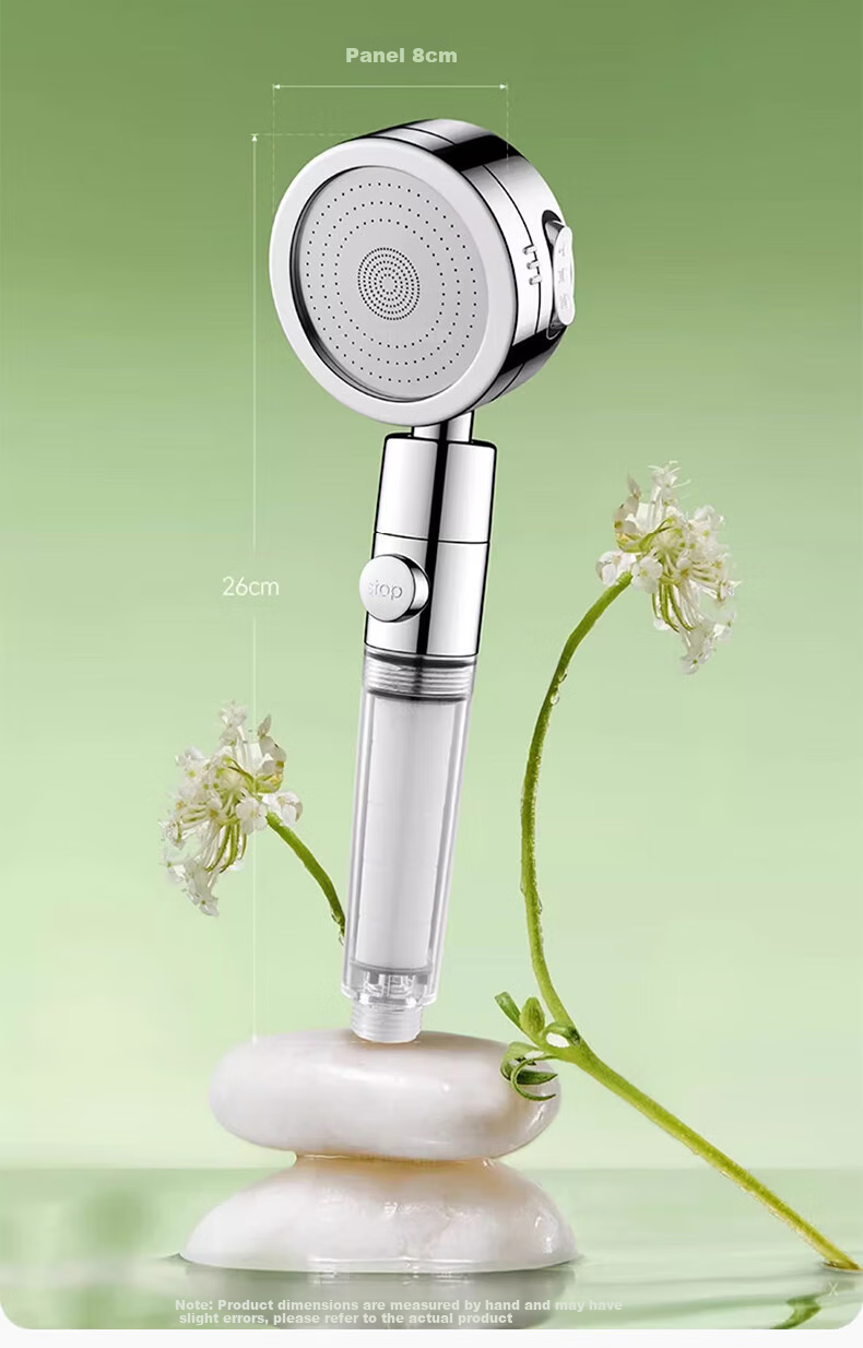 X-GRKE [Germany] Pressurized Filter Shower Head Filter for Home Use, Handheld Shower Head, Removes Residual Chlorine, Skin-Friendly 27