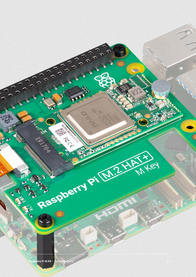 Chuanglebo Raspberry Pi 4B Raspberry Pi 4 Computer AI Development Board Python Kit with Printed Tutorial 6
