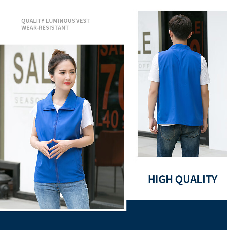 Huipute Vest Work Uniform Summer Reflective Strips Breathable Yellow Vest Equipment Logistics Customizable LOGO Composite Yellow Vest XXL 19
