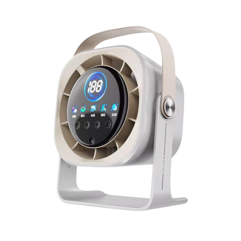 Yingqu Mini Desktop Mist Fan Small Cooling Air Conditioner Humidifier Electric Fan USB Air Circulation Fan Portable Air Conditioner Fan for Dormitory Office Bedside