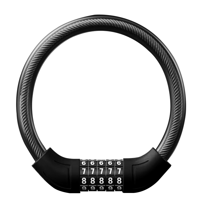 Phoenix Bicycle Lock Password Anti-Theft Mountain Road Bike Children Adult Steel Cable Chain Portable Lock