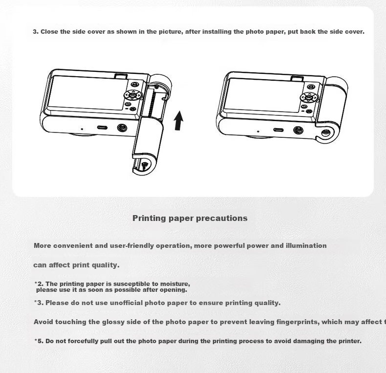 HPRT Z1 Instant Camera Film, 20 Sheets Per Box, Zink Photo Paper with Adhesive Backing, Compatible with Z1 Z2 Instant Cameras, Pocket Printers, Home And Portable Printing Paper 5