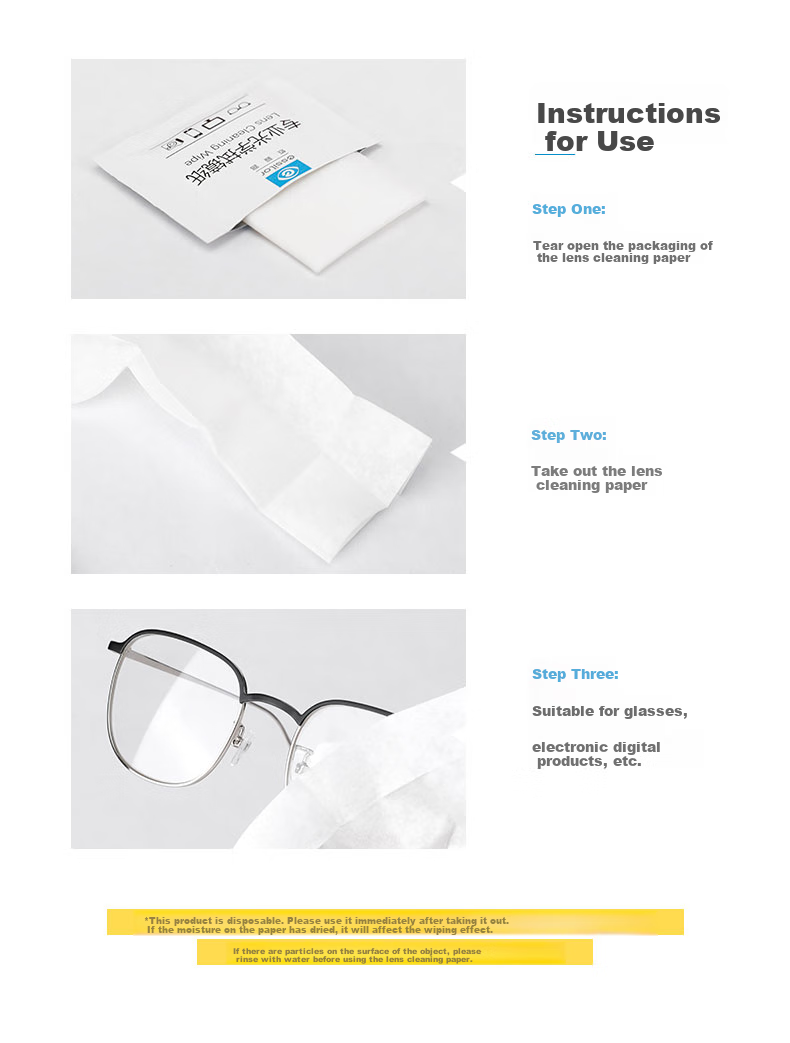 ESSILOR Professional Lens Cleaning Wipes, 200 Sheets, for DSLR Lenses And Eyeglasses, Screen And Lens Cleaning Tissues, 1 Box 10