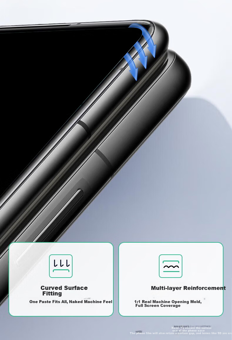 Baozou [2-Pack - Replacement Guaranteed] Tempered Glass Screen Protector for Huawei Mate X6, HUAWEI Mate X6 Foldable Phone Film, High-Definition Front And Outer Screen Protector Protective Film 5
