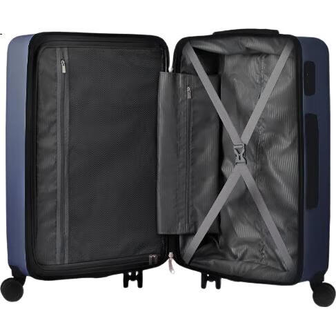 Чемодан AMERICAN TOURISTER, 24-дюймовый, большой вместимости, студенческий, прочный, с кодовым замком, TC3 Vintage Blue