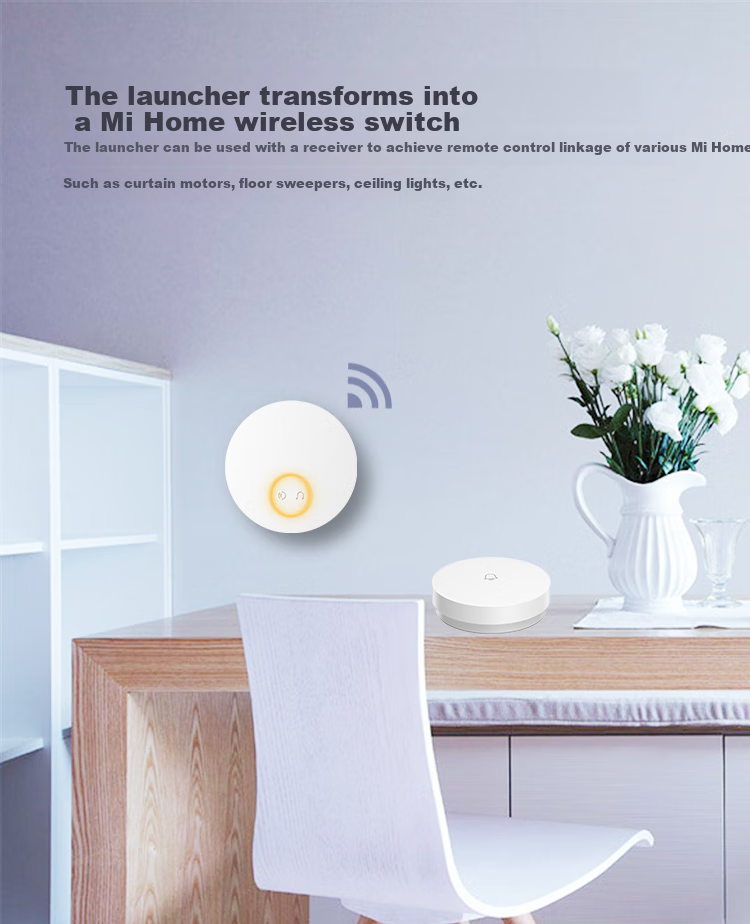 Linptech Wireless Doorbell Indoor G6L-RW Standard Version Receiver (Cannot Be Used Alone) 12