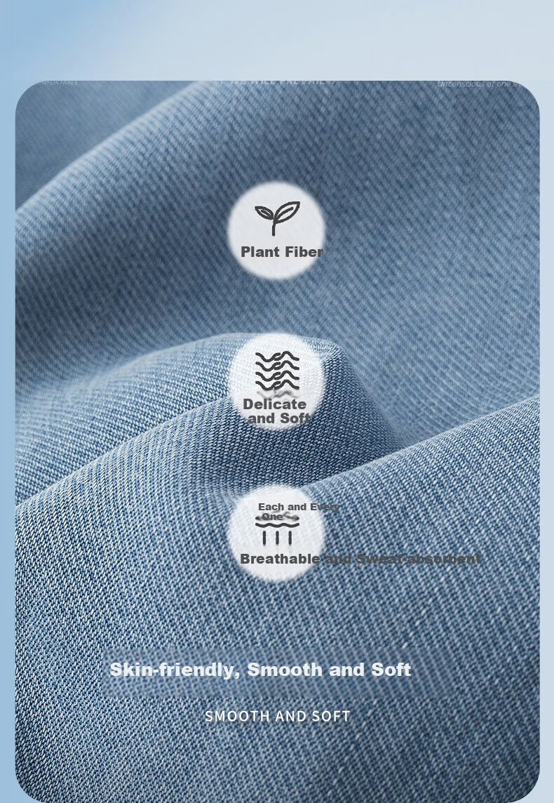 LangSha Stylish Mid-Rise Wide-Leg Pants, Summer Tencel Denim Jeans for Women, High-Waisted Slimming Draping Loose Ice Silk Straight-Leg Trousers 3