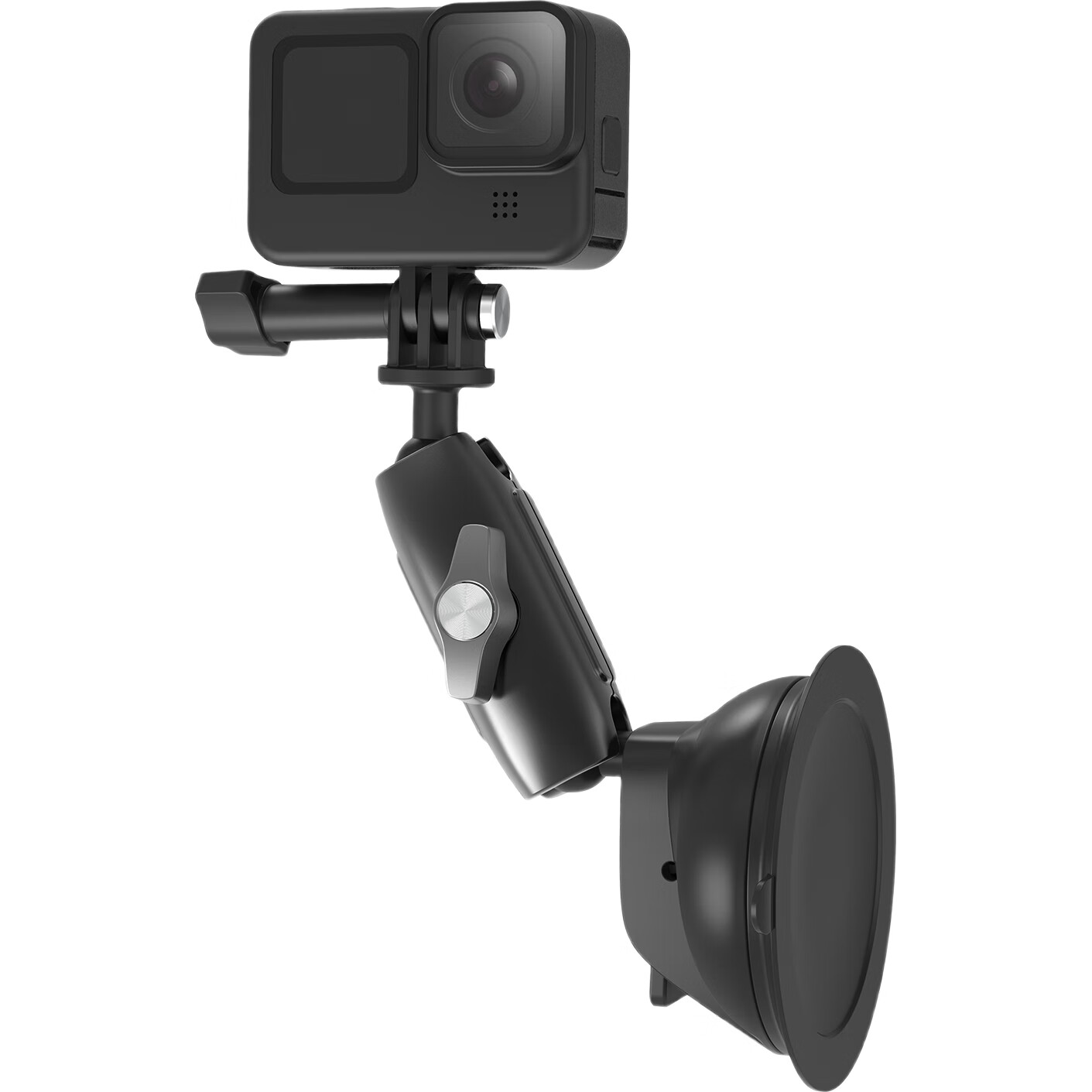 TELESIN Крепление-присоска для экшн-камер, совместимо с DJI Action 4, 5 Pro, 6, GoPro, Acepro 2, из алюминиевого сплава