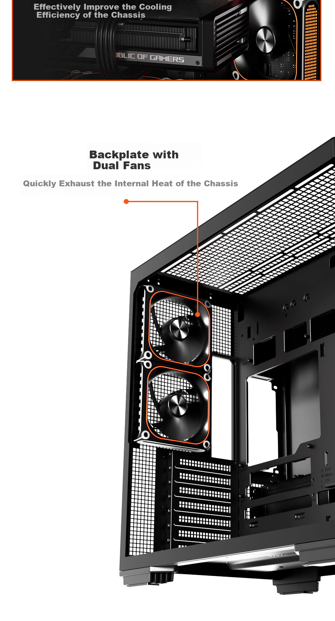 Aigo Starry Sky White Gaming Desktop Computer Case, ATX Motherboard, Supports 360mm Water Cooling, Left And Right Compartment Design, 5090 Graphics Card Compatible 9