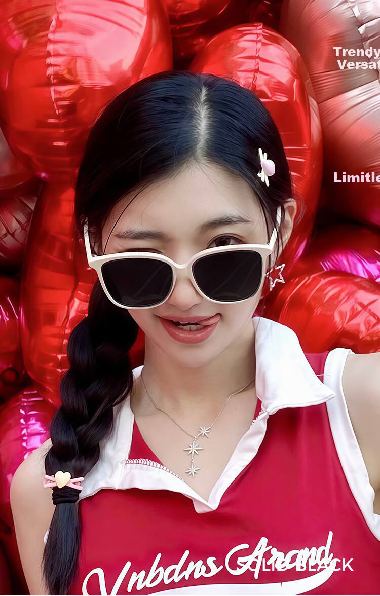 LOHO Sunglasses for Women, UV Protection, HD Polarized Lenses, Cycling, Driving, Eye Protection, Sun Protection, Internet-Famous Sunglasses, Face-Flattering Glasses for Me 4