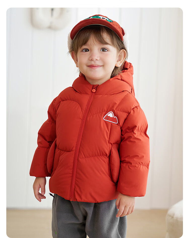 BALABALA Kids Down Jacket Girls Baby Thick Warm Goose Down Coat Winter Boys 2025 New Season Outerwear Trendy Top 7