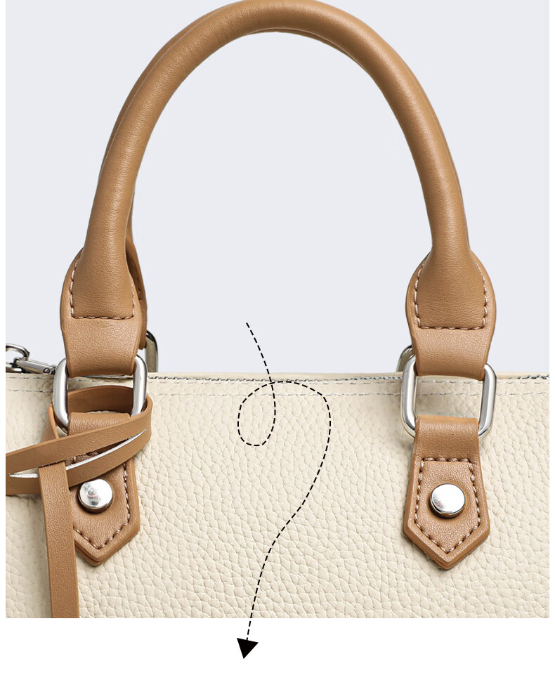 Millies Leather Handbag for Women, Casual Pillow Bag, Light Luxury Tote Crossbody Bag, Practical Birthday And Mother's Day Gift for Mom 4