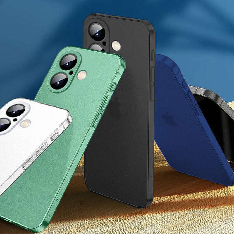Защитный чехол NEYAA для Apple iPhone 17, ультратонкий, матовый, полупрозрачный, противоударный, из силикона, синий