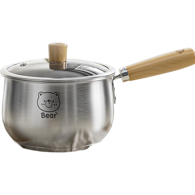 Молоковарка Suncha из нержавеющей стали 316L, детское питание, кастрюля для супа, лапши, пароварка для газовых и индукционных плит, 16 см с крышкой и корзиной для пароварки
