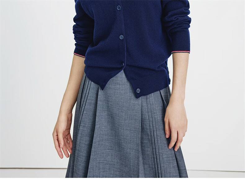 Navy Sail Italy Small Sailboat Women's Knitwear 100% Wool Cardigan Sweater Jacket 2334092021 Blue S 7