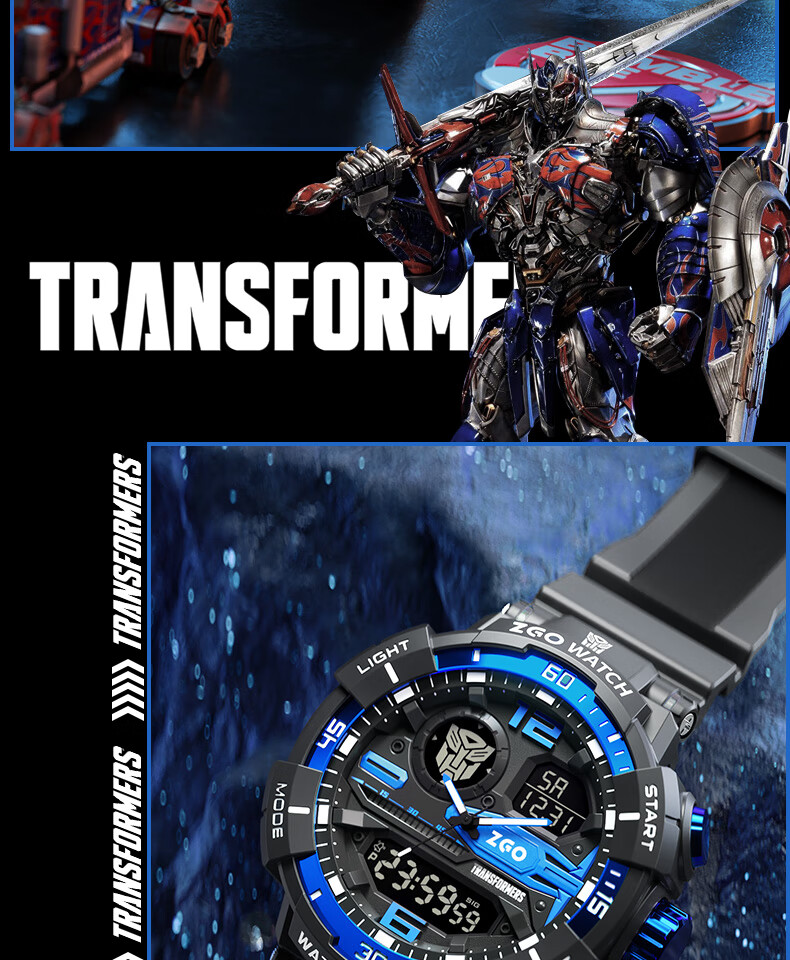 ZGO Men's Student Electronic Watch Multifunctional Sports Watch for Children High School and Middle School Students Back to School Gift 8981 23