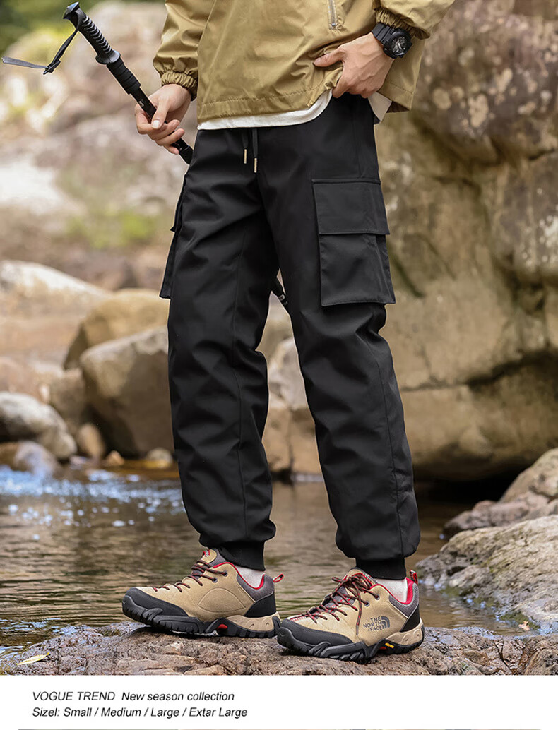 LangSha Northeast Harbin Ski Down Pants Men's Snow Village Mohe Travel Cold-Resistant Windproof Waterproof Warm Winter Gear 15