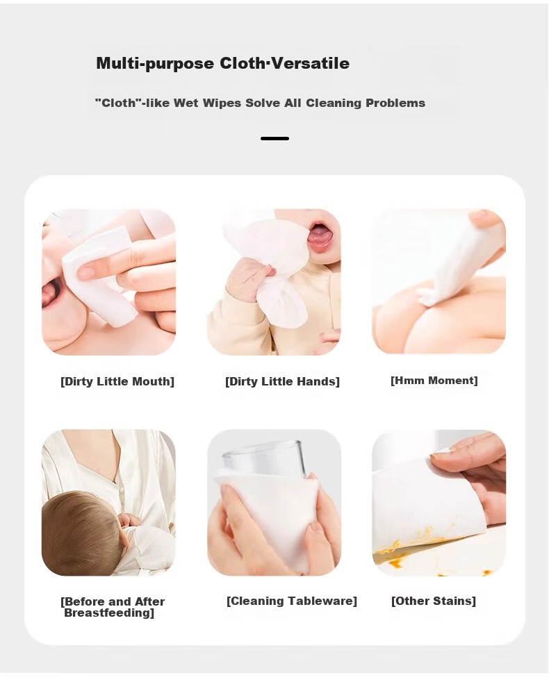 DAMAH DARK MAGIC Baby Pure Cotton Soft Wipes Disposable Face Towels Cleansing Wipes Facial Wipes, 108 Sheets * 1 Pack 2