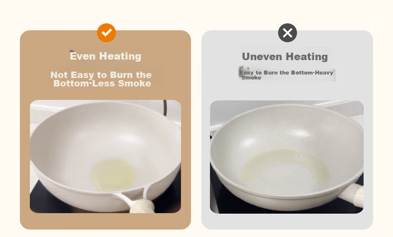 Joyoung Wok with Titanium Non-Stick Coating, Maifanshi Color, Household Stir-Fry Pan, Compatible with Stove, 30cm C530 5