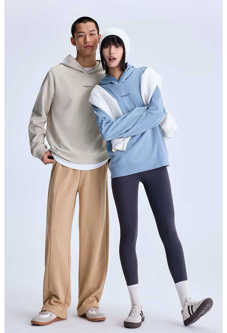Meters Bonwe Hooded Sweatshirt, Unisex Style for Spring, New Trendy Cool Versatile Casual Couple Outfit Top 2