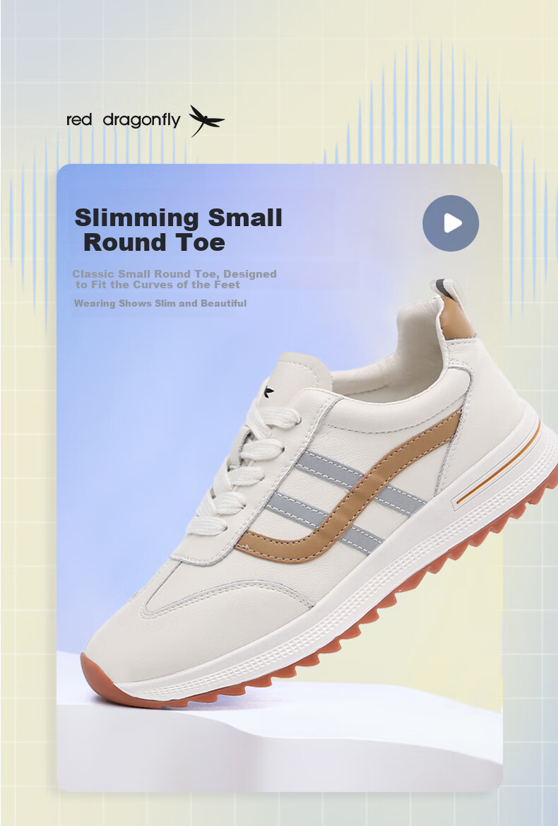 RED DRAGONFLY Casual Shoes for Women, Small Black Shoes, Mesh Women's Shoes, Sneakers, Trendy Instagram-Style Training Shoes C0TTN06173L Black Size 37 10