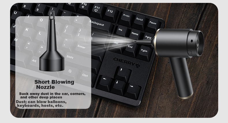 Buwei Car Vacuum Cleaner with Strong Suction, Cordless Handheld Vacuum for Car And Home Use, High-Power Compact Portable 16