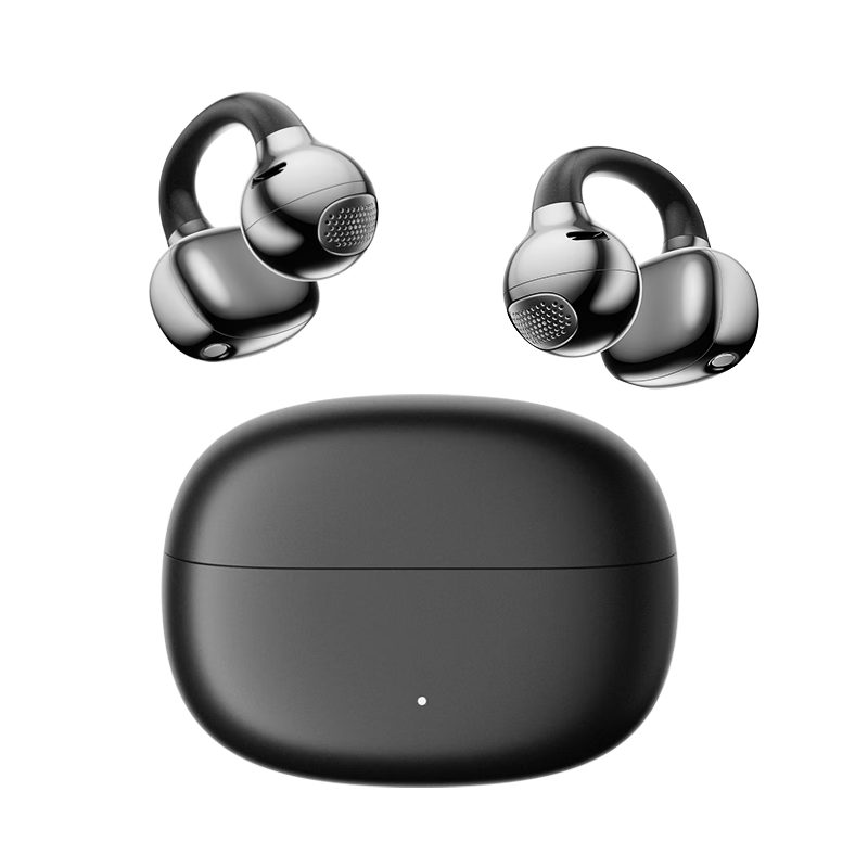 EDIFIER Comfo Clip Q Open-Ear Clip-On Bluetooth Earphones Translator Compatible with Apple Huawei Xiaomi Titanium Black Graduation Gift