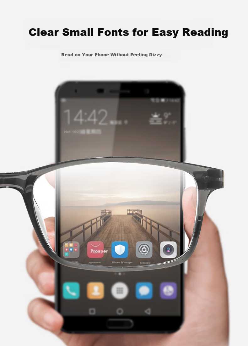Yupintang Reading Glasses for Men And Women, Imported EMS Material Ultra-Light TR Frame, High-Definition National Standard Anti-Blue Light Reading Glasses 5