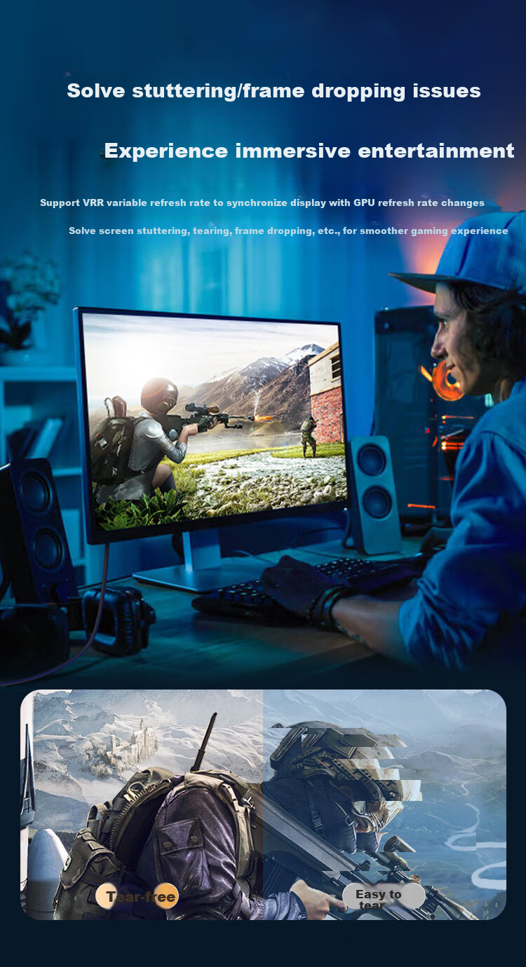 CHOOSEAL HDMI Cable Version 2.1, 8K60Hz High Definition, Graphene Shielding, Computer Laptop Monitor Projector Video Connection Cable, 1.5 Meters, QS8217T1D5 6