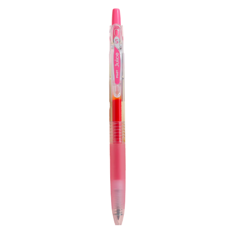 PILOT JUICE Gel Pen, Colorful Neutral Pen, 0.5mm Signature Pen, Retractable Pen, Stationery, Student Planner Pen, Aesthetically Pleasing, Light Pink LJU-10EF