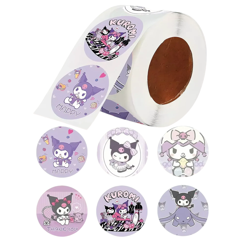 Disney Children's Reward Stickers, Kuromi Cartoon Decorations, Kindergarten Commendation Stickers, Toy Set, 500 Pieces