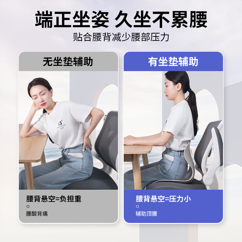 Подушка для спины JAGO Lumbar Support Cushion, ортопедическая, для офисного кресла, для дома, полиэстер, полиуретан, классический бестселлер