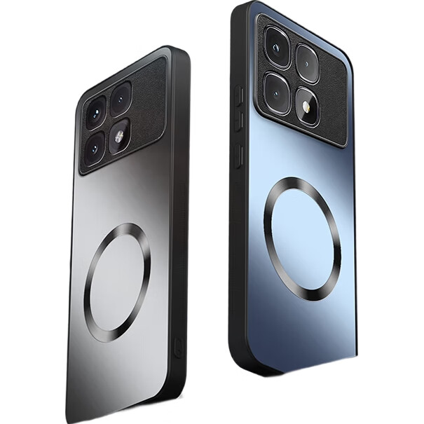 Чехол Xingwu AG Magnetic для Xiaomi Redmi K70 Ultra, матовый, ультратонкий, противоударный, защита от отпечатков пальцев, графитовый черный