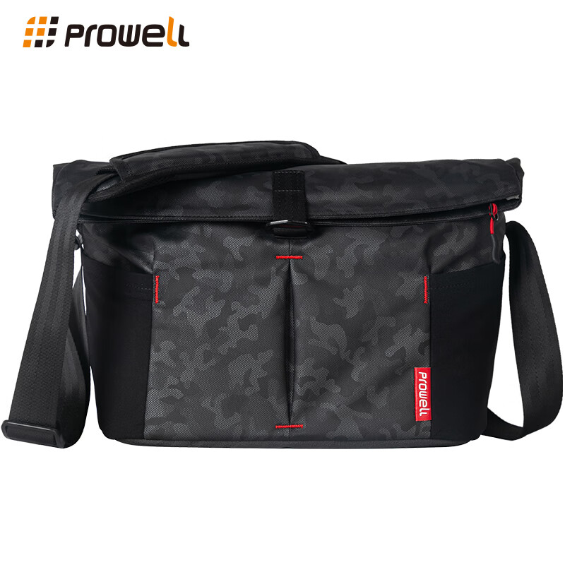 Pulewei Mirrorless Camera Bag, Crossbody Bag, Large Capacity Shoulder Bag, Casual Lightweight Portable Street Photography Bag, Sony Canon DJI Storage Bag, Nikon DSLR Photography Bag for One Camera And Three Lenses