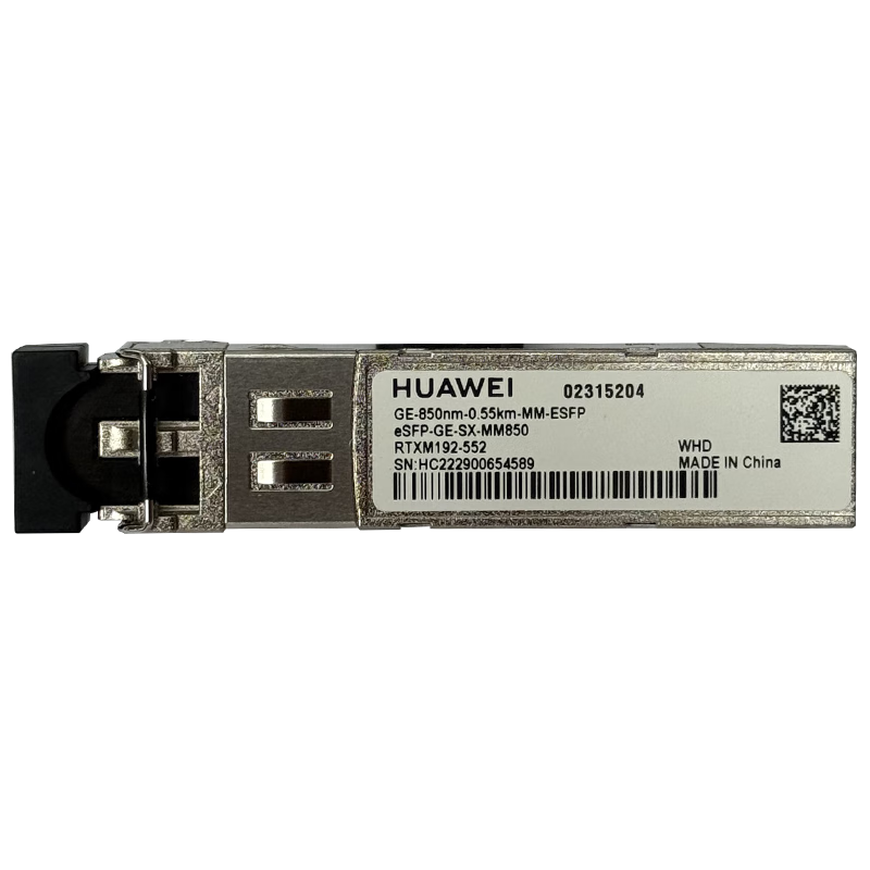 HUAWEI eSFP-GE Optical Module, Gigabit Multi-Mode Fiber Optic Module (850nm, 0.55km, LC), [Shipped from Beijing Warehouse], Three-Year Warranty, No Replacement Or Repair